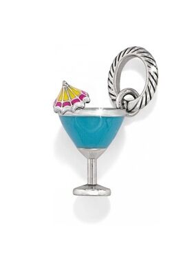 Brighton Silver Tiki Drink Charm